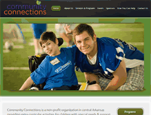Tablet Screenshot of communityconnectionsar.org